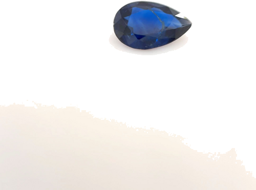 0.56 carat BLUE Pear Safyras (1)