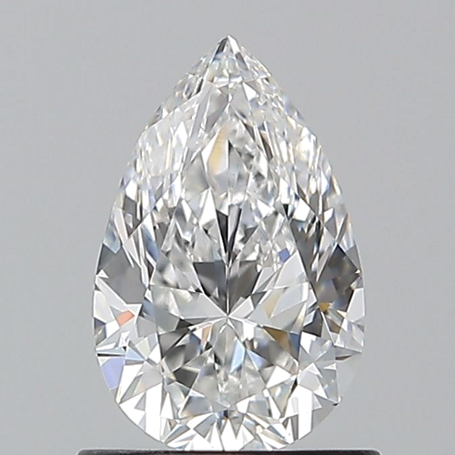 0.9 carat E-VS1 Natūralus Pear Deimantas (1)