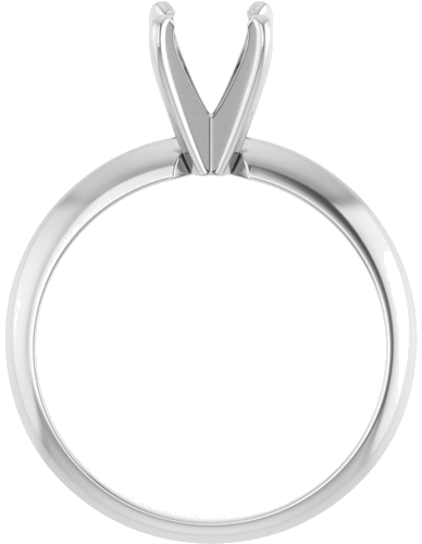 Sužadėtuvių Žiedas „Light Solitaire“ 585 Baltojo Aukso Round 6mm x 6.6mm (2)