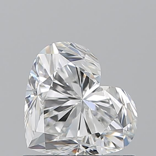 1.01 carat G-VS2 Natūralus Heart Deimantas (1)