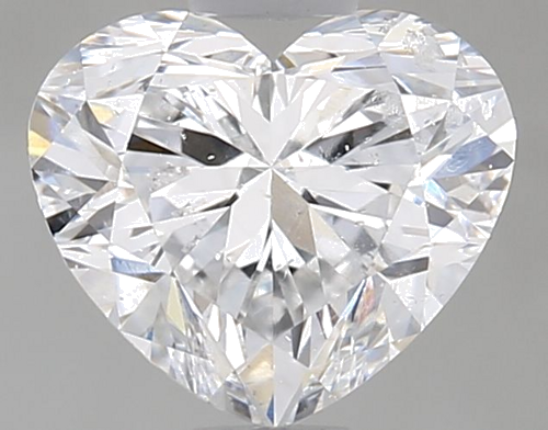 0.8 carat D-SI2 Natūralus Heart Deimantas (1)