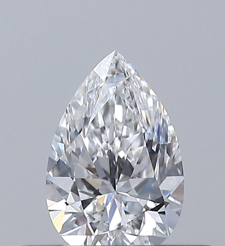 0.3 carat D-VVS1 Natūralus Pear Deimantas (1)