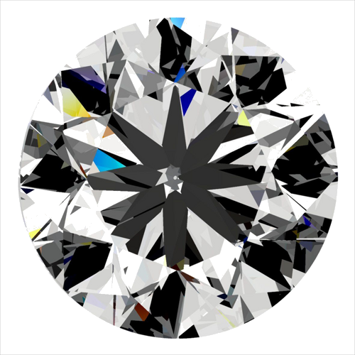 0.4 carat J-VS1 GD cut Natūralus Round Deimantas (1)
