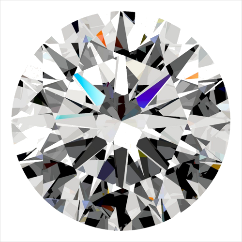 0.3 carat D-VVS2 Excellent cut Natūralus Round Deimantas (1)