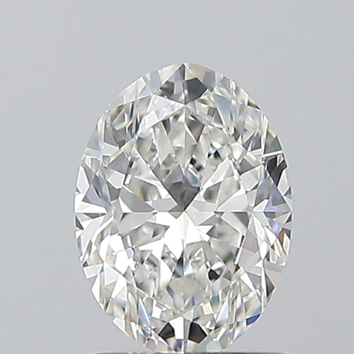 1.0 carat F-VS2 Natūralus Oval Deimantas (1)