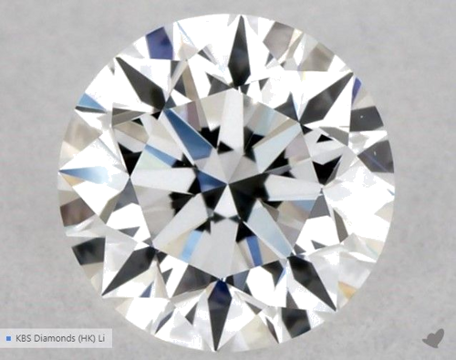 0.5 carat E-VS1 Excellent cut Natūralus Round Deimantas (1)