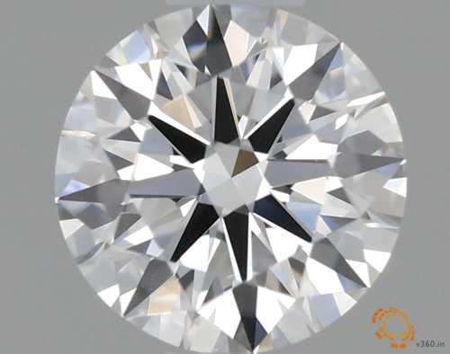 0.5 carat F-VVS2 Excellent cut Natūralus Round Deimantas (1)