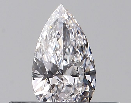0.25 carat D-VVS1 Natūralus Pear Deimantas (1)
