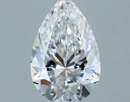 0.41 carat E-VVS1 Natūralus Pear Deimantas (1)