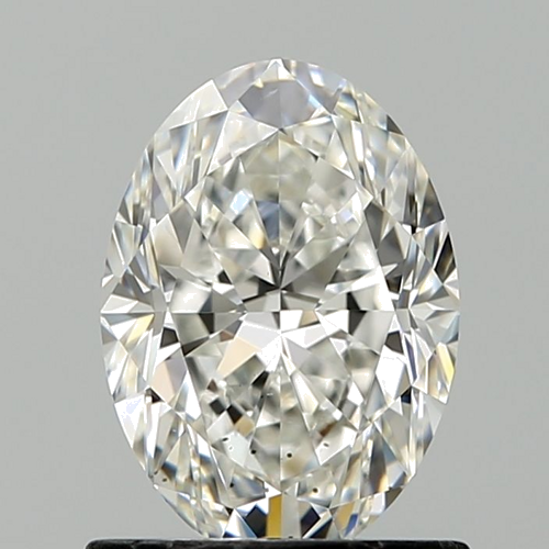 1.01 carat F-SI1 Natūralus Oval Deimantas (1)