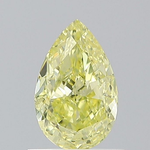 1.01 carat Fancy Intense Yellow-SI2 Natūralus Pear Deimantas (1)