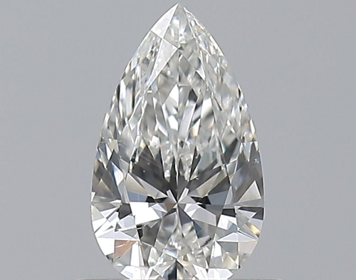 0.55 carat I-SI1 Natūralus Pear Deimantas (1)
