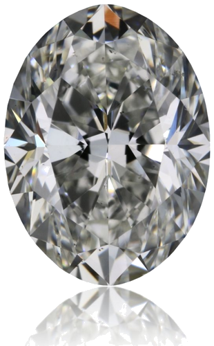 1.01 carat H-VS2 Natūralus Oval Deimantas (1)