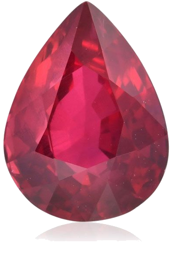 3.01 carat RED Pear Rubinas (1)