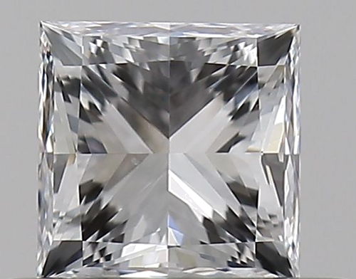 0.46 carat E-VS2 Natūralus Princess Deimantas (1)