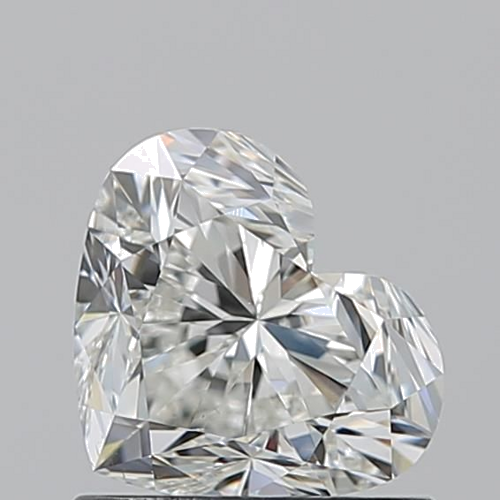 1.01 carat I-VS2 Natūralus Heart Deimantas (1)