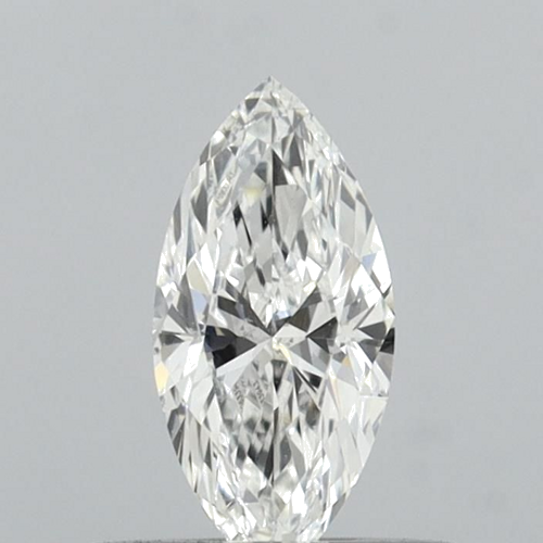 0.52 carat H-SI2 Natūralus Pear Deimantas (1)