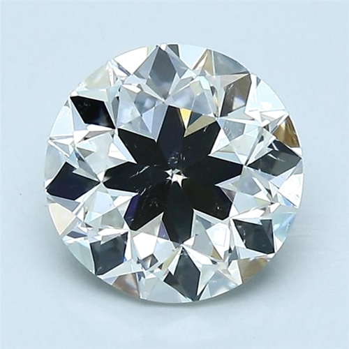 2.0 carat I-SI1 Very Good cut Natūralus Round Deimantas (1)