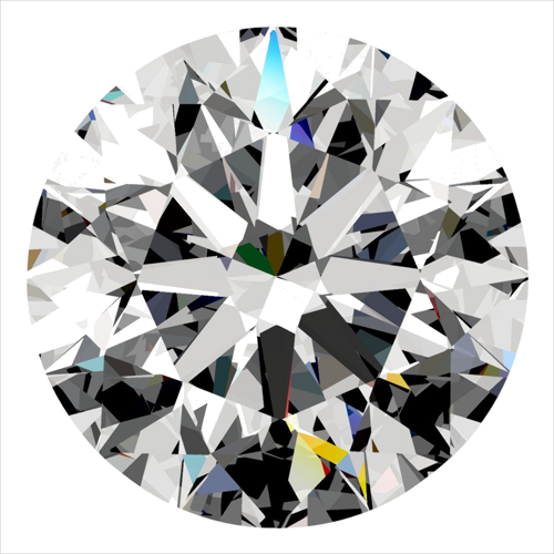 0.34 carat G-SI2 Excellent cut Natūralus Round Deimantas (1)