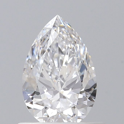 0.63 carat D-VS1 Natūralus Pear Deimantas (1)