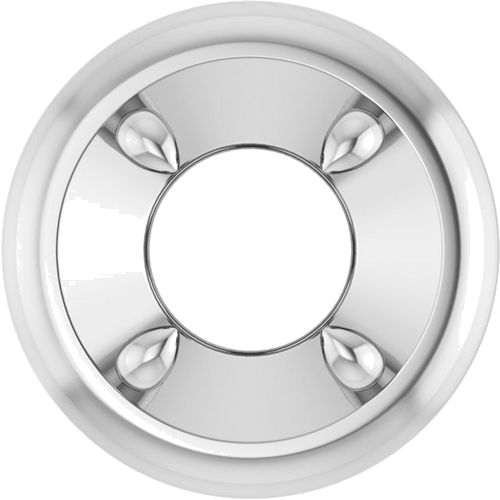 Pakabukas „Solitaire Slide“ 14k white gold Round 5mm (1)