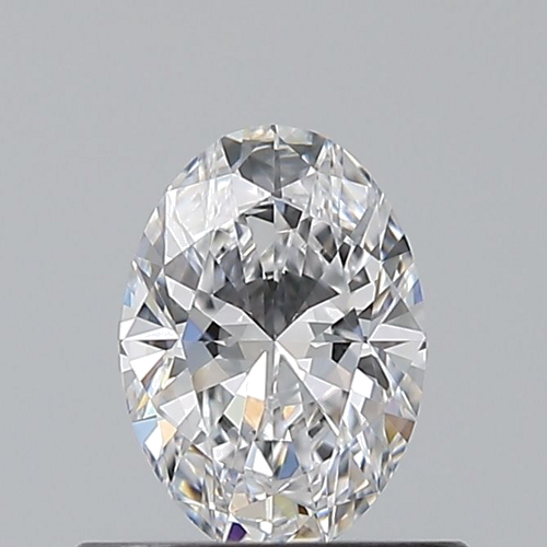 0.5 carat D-VVS1 Natūralus Oval Deimantas (1)