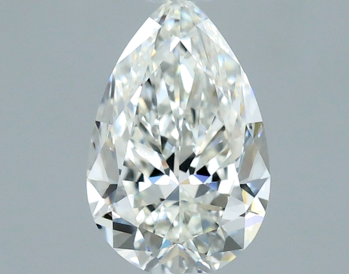 0.55 carat H-IF Natūralus Pear Deimantas (1)