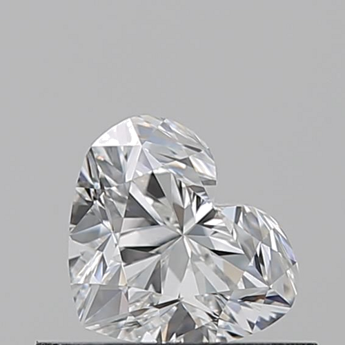 0.5 carat F-VS1 Natūralus Heart Deimantas (1)