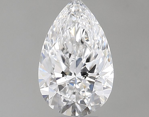 0.34 carat D-VVS2 Natūralus Pear Deimantas (1)