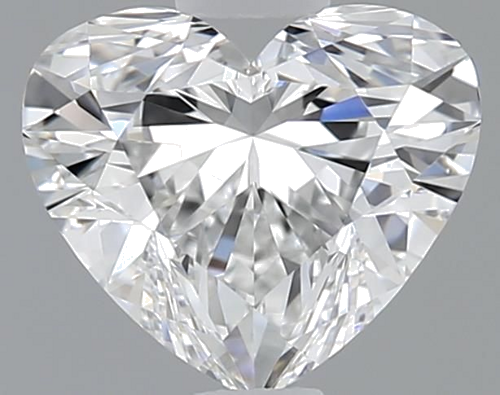 0.7 carat E-VVS2 Natūralus Heart Deimantas (1)