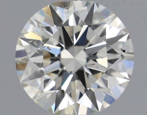 0.57 carat K-SI1 Excellent cut Natūralus Round Deimantas (1)