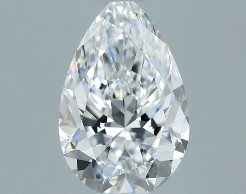 0.53 carat E-VVS2 Natūralus Pear Deimantas (1)