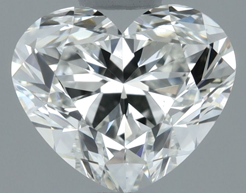 0.9 carat I-VS2 Natūralus Heart Deimantas (1)