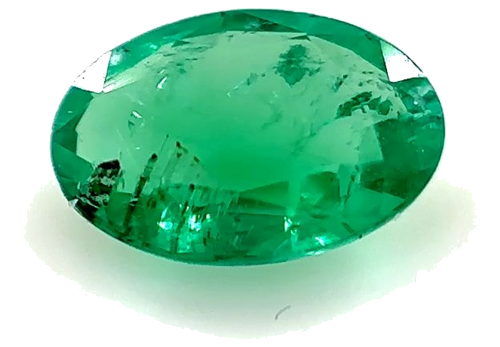 0.37 carat GREEN Oval Smaragdas (1)