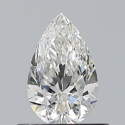 0.52 carat H-VS1 Natūralus Pear Deimantas (1)