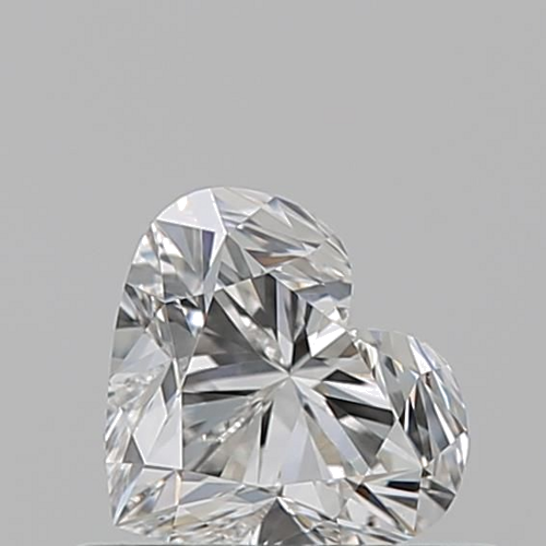 0.53 carat H-VS1 Natūralus Heart Deimantas (1)