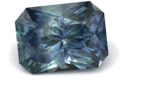 0.77 carat GREEN Radiant Safyras (1)