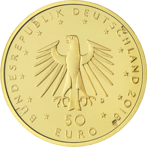 2018 Germany Contrabass 50 Euro Gold Coin (2)