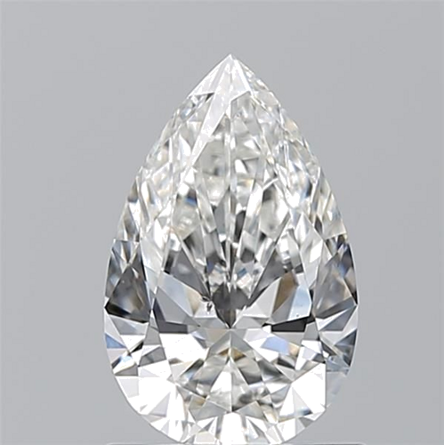 0.9 carat G-SI1 Natūralus Pear Deimantas (1)