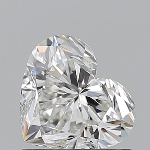 1.01 carat H-VS1 Natūralus Heart Deimantas (1)