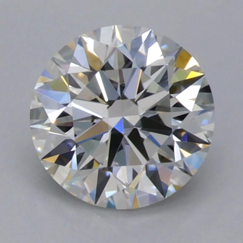 0.43 carat F-VVS1 Excellent cut Natūralus Round Deimantas (1)