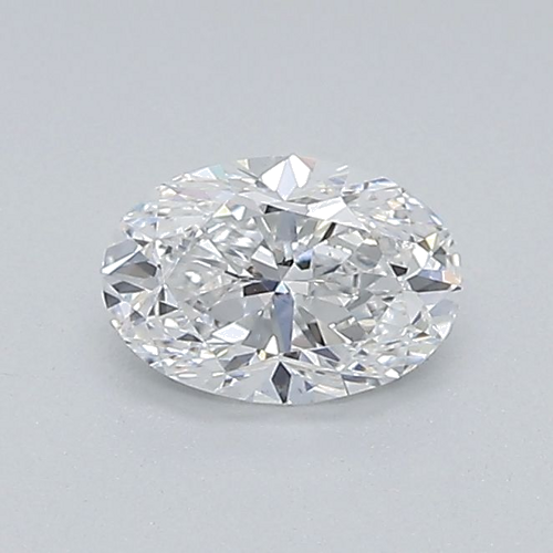 0.5 carat D-VS2 Natūralus Oval Deimantas (1)