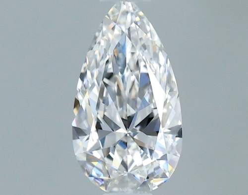 0.32 carat D-VVS1 Natūralus Pear Deimantas (1)