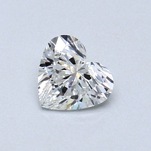 0.41 carat F-VVS2 Natūralus Heart Deimantas (1)
