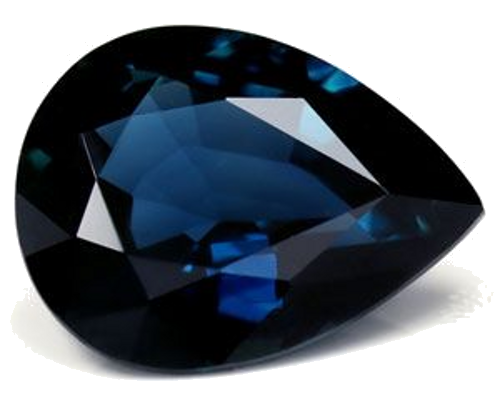 1.9 carat BLUE Pear Safyras (1)