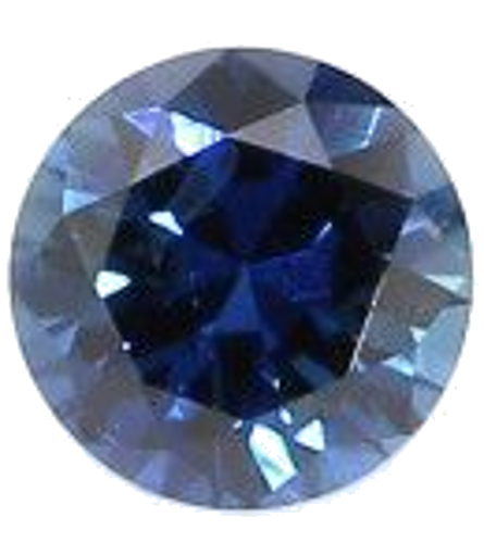 0.28 carat BLUE BRILLIANT cut Round Safyras (1)
