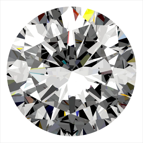 0.3 carat F-VS1 Very Good cut Natūralus Round Deimantas (1)