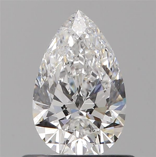 0.54 carat D-VVS2 Natūralus Pear Deimantas (1)