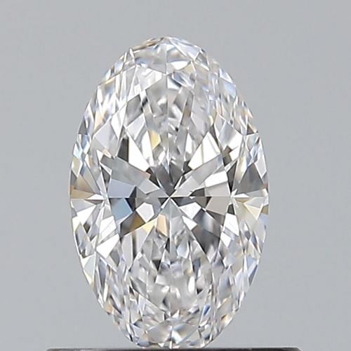 0.6 carat D-VVS2 Natūralus Oval Deimantas (1)