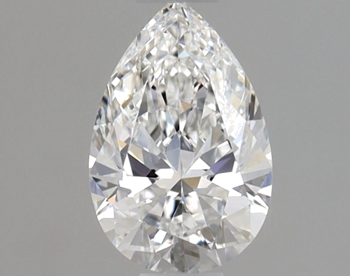 0.53 carat E-VVS2 Natūralus Pear Deimantas (1)